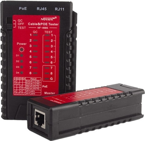 NF-468S Rj45-Rj11-Poe Destekli Çok Fonksiyonlu Ağ Telefon Kablosu Test Cihazı