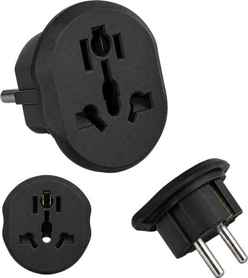 PM-24241 Avrupa Çıkışlı Universal Seyahat Priz Adaptörü Çoklu Fiş Giriş Tipi Uyumu