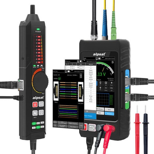 AS328 RJ45 - Fiber Optik Çok Fonksiyonlu Kablo Test Cihazı