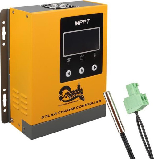 Sunsolar MPK40 MPPT Solar Şarj Kontrol Cihazı 40A (12V/24V/36V/48V Otomatik) 150V Maksimum PV LCD Ek