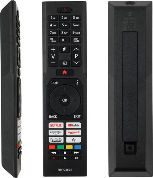 Jvc HJC123 RM-C3604 Netflix-Youtube-Prime Video Tuşlu Lcd-Led Tv Kumanda
