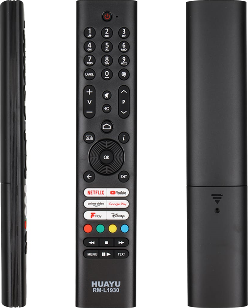RM-L1930 Vestel Netflix Youtube Prime Video Google Play Disney+ Tuşlu LCD Led TV Kumanda
