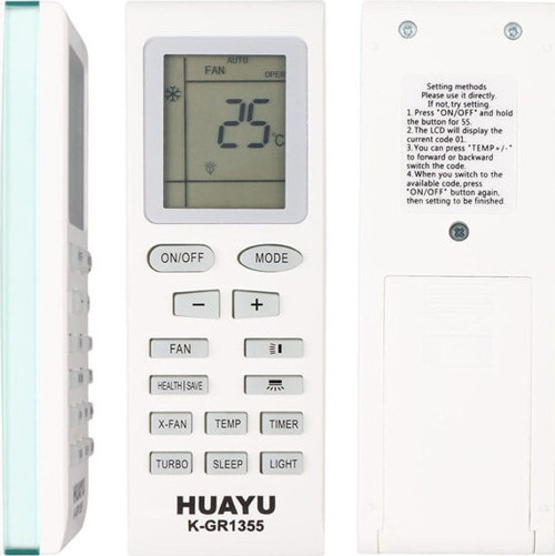 K-GR1355 Flair YB1FA Duvar Tip BTU Klima Kumandası