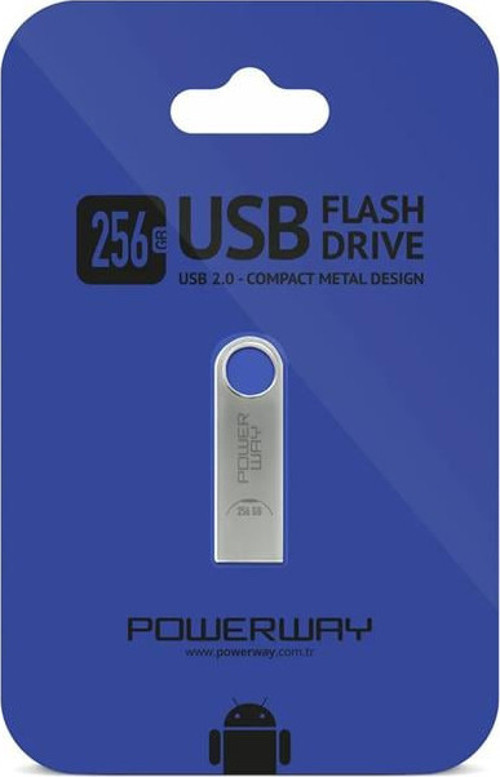 256GB Metal Flash Bellek 2.0 USB Bellek