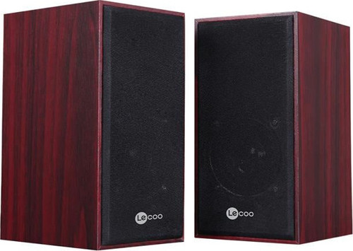 o DS105 6W Ahşap Gövdeli Masaüstü Stereo Hoparlör - USB + 3.5mm Jack Girişli PC Hoparlörü