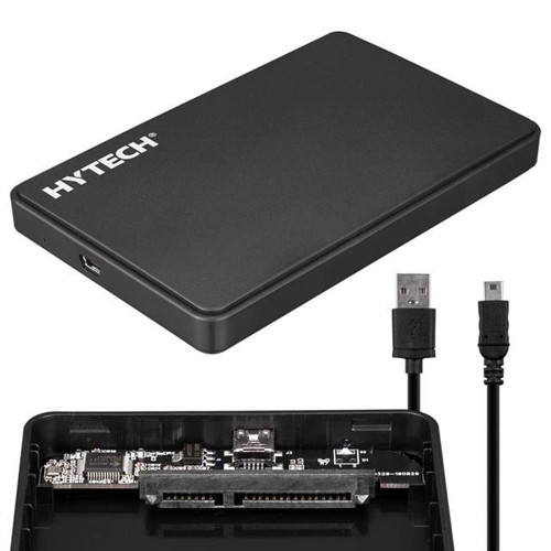 HY-HDC21 2.5" USB 2.0 SATA Harici Hard Disk Kutusu Siyah