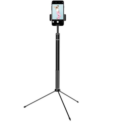 2in1 Tripod Standlı Youtube Tiktok Selfie Çekim Işıklı Telefon Tutucu - Makyaj Işığı DLK3621
