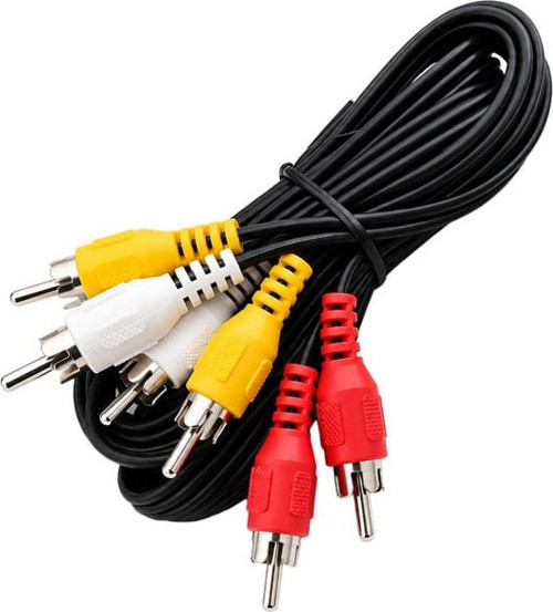 PM-446 1.5 Metre 3 RCA - 3 RCA Stereo Ses ve Görüntü Kablosu Kompozit AV