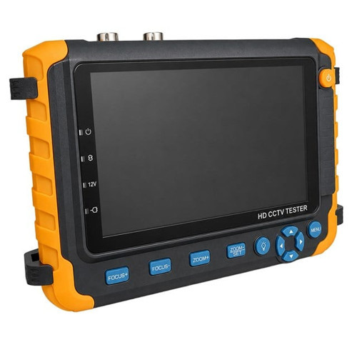 MG-13400 5.0" HD CCTV Kamera Test Cihazı (AHD/TVI/CVI/CVBS, PTZ Kontrolü, UTP Kablo ve Güç Çı