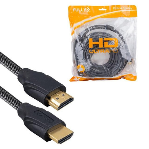 G-507D 10 Metre Örgülü Gold Uçlu HDMI Kablo