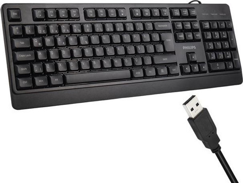 SPK6247B USB 1.2 Metre Kablolu Klasik Siyah Numpadli Türkçe Q Klavye