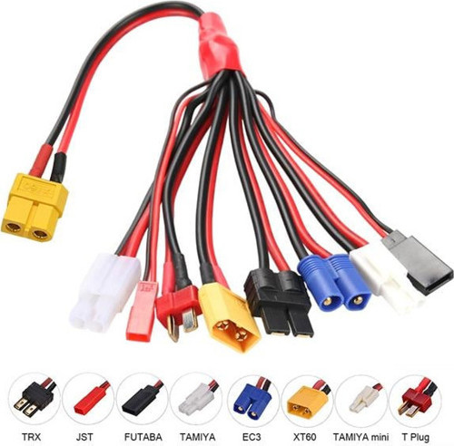 PM-24266 HTRC 8 in 1 Lipo Batarya Banana Şarj Kablo Seti