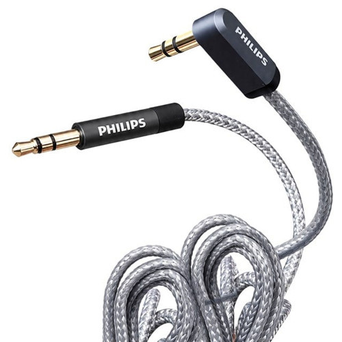 SWR2114F/93 1 Metre 3.5mm Stereo AUX Ses Kablosu 90 Derece L Tipi Açılı Örgülü Zırhlı