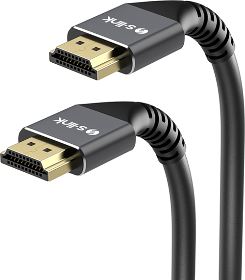 SLX-HD4K30 30 Metre v2.0 4K Metal Uçlu Zırhlı Yüksek Performanslı HDMI Kablosu