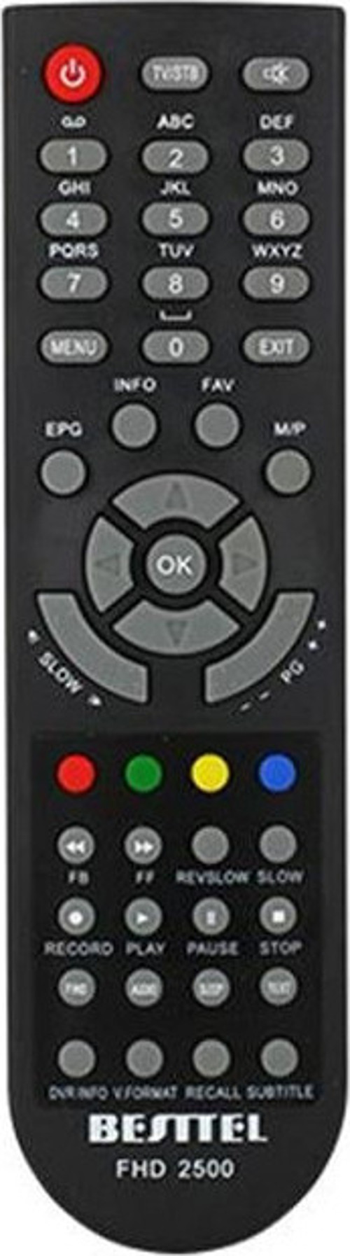 FHD-250 Uydu Alıcı Kumandası
