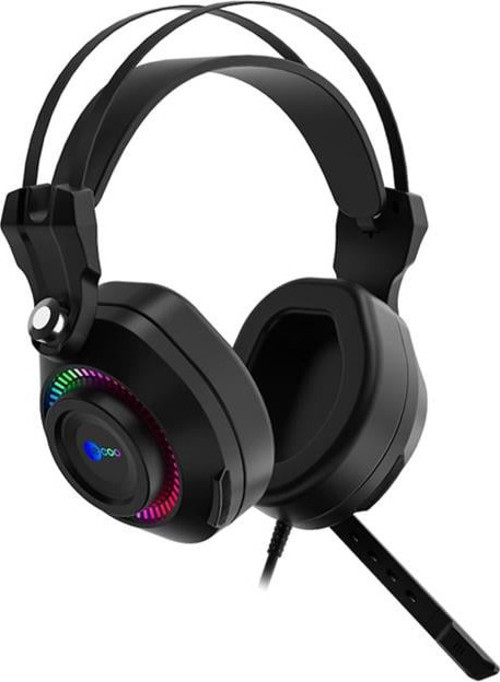 o HT405 Kulak Üstü RGB Led Aydınlatma Kablolu Gaming Oyuncu Kulaklık