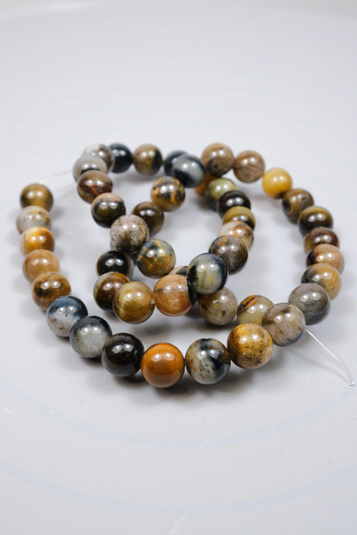 Sanatın ve Doğanın Mükemmel Tuvali: Parlak Picasso Jasper Küre Kesim 8mm Dizi