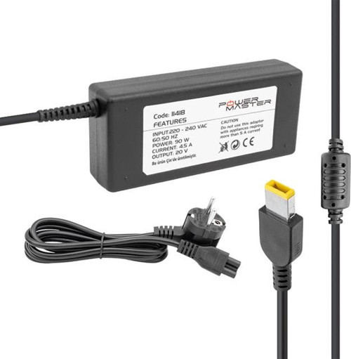 PM-11418 20 Volt - 4.5 Amper - 90 Watt - Usb Tip Uçlu Adaptör (Lenovo Ibm Notebook)