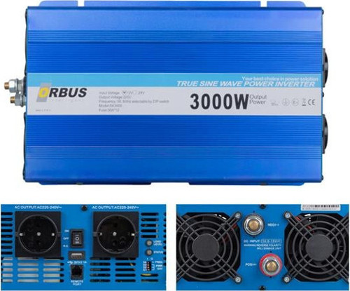 12 Volt 3000 Watt Tam Sinüs İnvertör