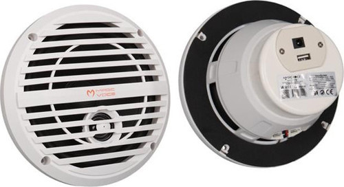 65-2BQ5S Beyaz 6.5'' 16 Cm Usb'li 60 Watt Marine Alçıpan 2'li Hoparlör