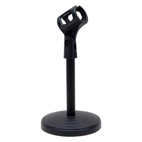 DS-101 Metal Masa Üstü Mikrofon Tutacağı (Döküm Ağır Taban, 28mm Klips, Ayarlanabilir Açı