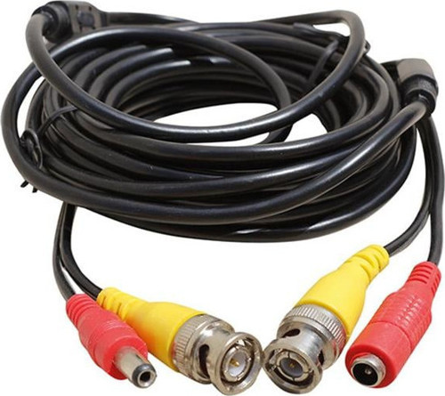 Bnc-Bnc Kablo+Power Kablo Dişi-Erkek Jacklı 10 Metre