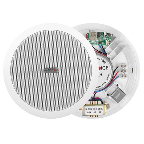 TPI-351 6" (16 CM) Hat Trafolu Alçıpan/Asma Tavan Tipi Hoparlör (6W RMS - MP3 USB Uyumlu)