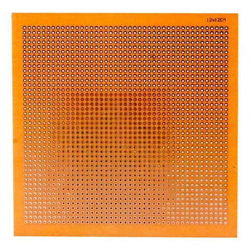 Delikli Plaket 120x120 Mm