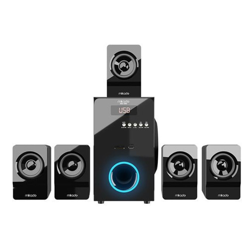 MD-581BT 110W USB/SD/FM/BT Destekli 5+1 Ses Sistemi Hoparlör - Speaker