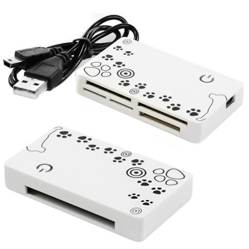 HT-02A Usb 2.0 Support Sd-Mmc-Mini Sd-T Flash-Ms-Ms Pro All In One Çoklu Kart Okuyucu
