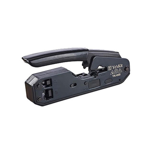 Powermaster YK-668 Çok Fonksiyonlu RJ11 RJ12 RJ45 3in1 Kablo Kesme - Soyma - Konnektör Çakma Pensesi