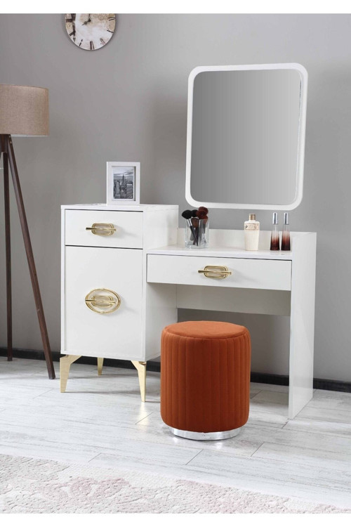 Zenna Puf Krom Turuncu (CHROME ORANGE)