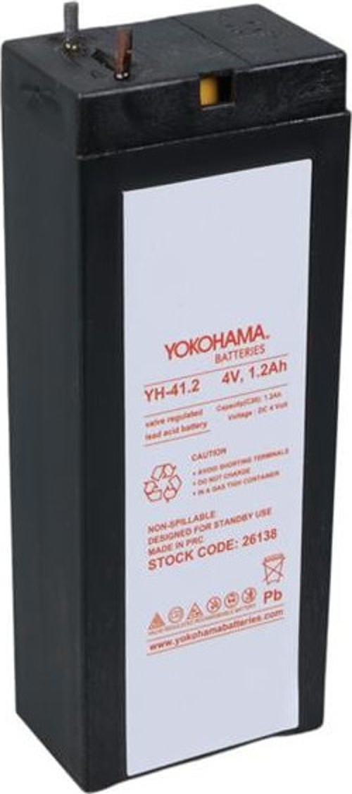 YH-41.2 4 Volt - 1.2 Amper (35x22x91 mm)