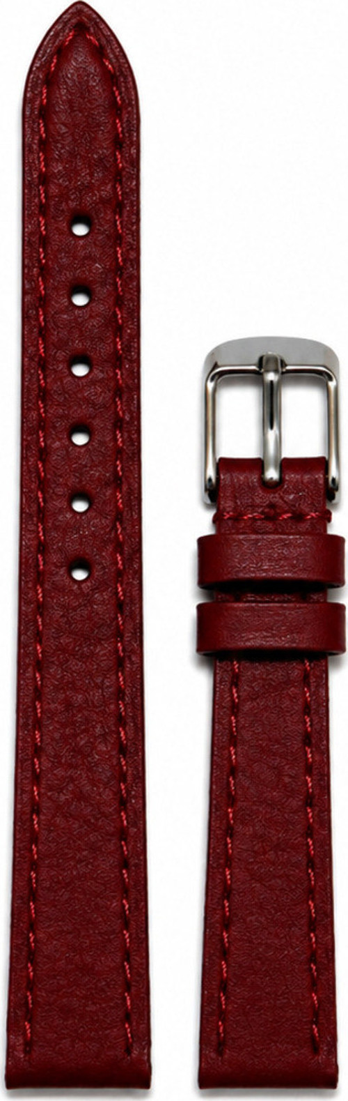 Kadın Yazlık Bordo Renkli Deri Saat Kayışı | 6-26 mm | Gold/Silver Toka Seçenekli