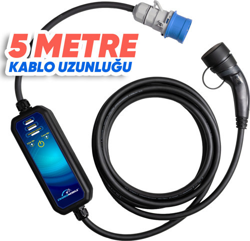 CMP7 Basic 7,4 kW Type 2 Taşınabilir Elektrikli Araç Şarj Cihazı