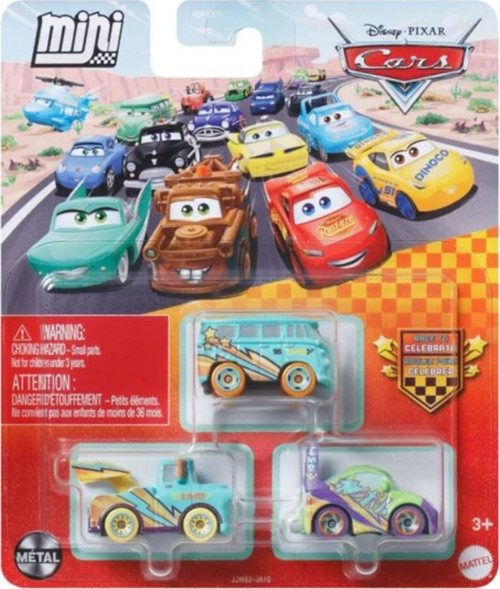 Üçlü Mini Racers - Race to Celebrate Fillmore & Mater & Wingo - JJW62