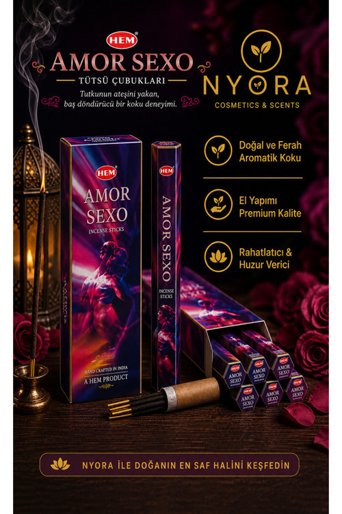 Tütsü Amor 20 Adet Çubuk Tütsü