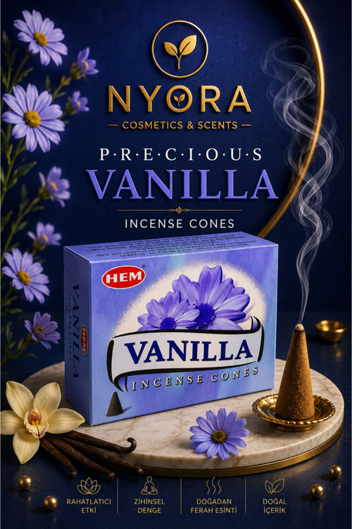 Vanilya 10 Adet Konik Tütsü