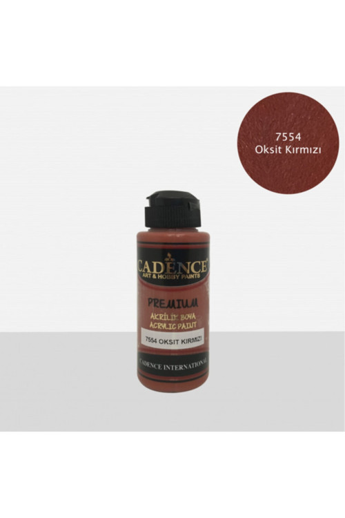 Boya Premium Akrilik Boya 120 Ml Oksit Kırmızı