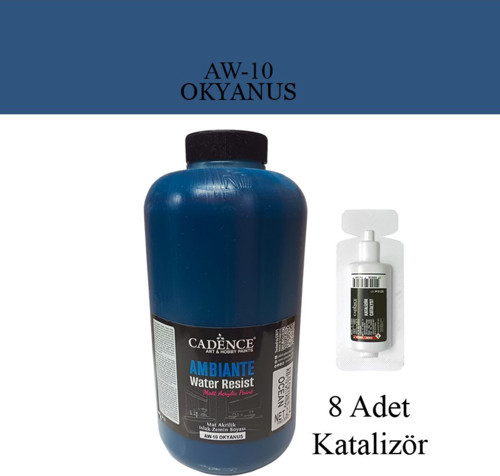 Ambiante Suya Dayanıklı Islak Zemin Boyası Aw-10 Okyanus 2 Litre + Katalizör