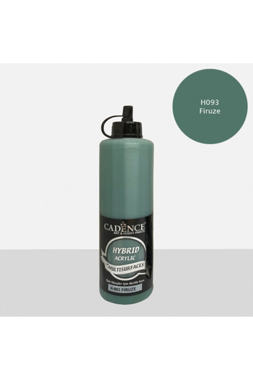 Hibrit Multisurface Akrilik Boya 500 Ml H093 Firuze