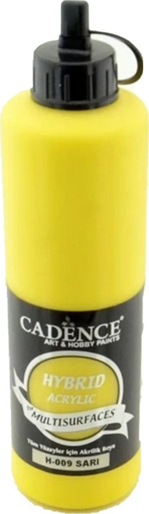 Grimavihobisanat Cadence Boya Hybrid Multisurfaces Akrilik Boya 500Ml H009 Sarı