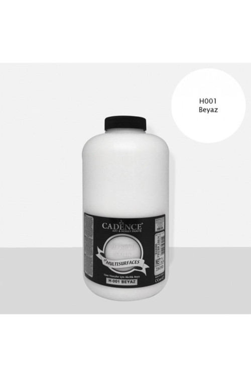 H-001 Beyaz Hybrit Multisurface Akrilik Boya