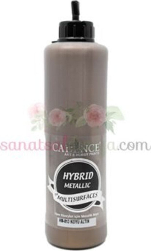 Koyu Altın Metalik Multisurface Akrilik Boya Hm813 500Ml