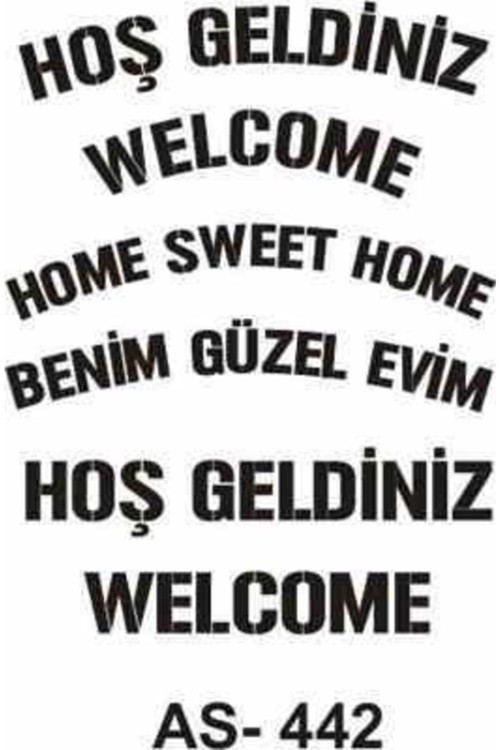 New Stencil Collection A4 As-442