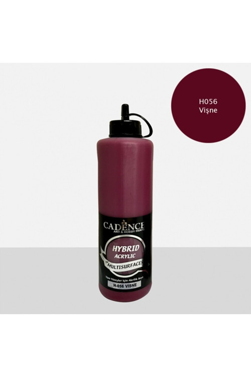 Hibrit Multisurface Akrilik Boya 500 Ml H056 Vişne