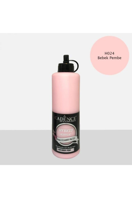 Cadence Boya Hybrid Multisurface Akrilik Boya 500 Ml H-024 Bebek Pembe