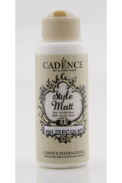 S9069 Çiçek Beyaz Mat Akrilik Boya - 120Ml