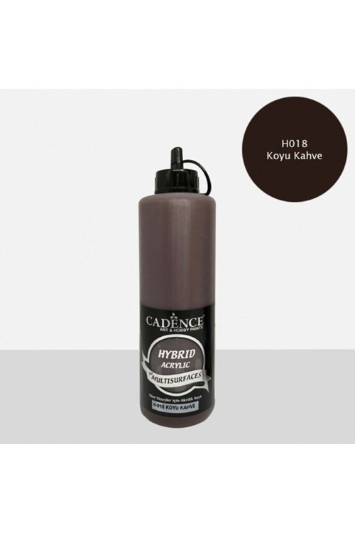 Hybrid Akrilik Multisurface H-018 Koyu Kahve 500Ml