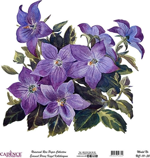 Uc 111 Çiçek Serisi Pirinç Dekopaj 30X30